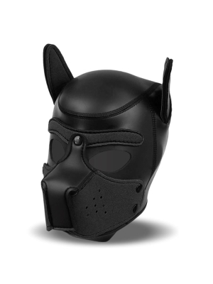 IntoYou Neoprene Dog Hound with Removable Muzzle Black Size L
