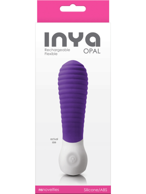 Επαναφορτιζόμενος Δονητής Inya Opal Flexible Vibrator (Μωβ) - NS Novelties