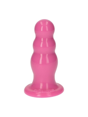 Πρωκτική Σφήνα Italian Cock Butt Plug με Βάση Βεντούζας 16,5 cm (Ροζ) - Toyz4lovers - Αδιάβροχη με Ραβδώσεις