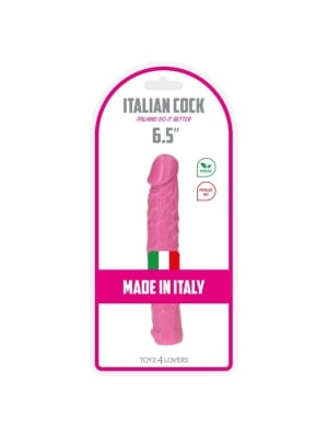 Ρεαλιστικό Ομοίωμα Πέους Italian Cock 16,5 cm (Ροζ) - Toyz4lovers 