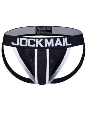 Men's JOCKMAIL - JM203 - Jockstrap - Black