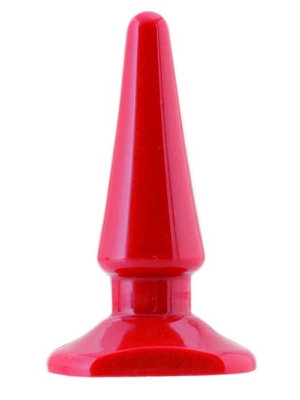 Λεία Αδιάβροχη Πρωκτική Σφήνα 10 cm (Κόκκινη) - ToyFa - Butt Plug