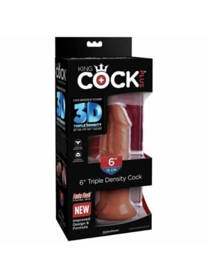 3D Triple Density Cock 6 inch