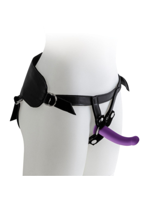 Kiotos Harness with Purple Dildo - Size S
