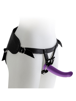 Kiotos Harness with Purple Dildo - Size M