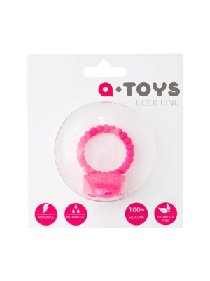 Penis Silicone VibroRing, Pink 3.5 cm A-TOYS, 