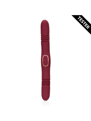 Double-Sided Thrusting Vibrator - Merlot Grape - Tester