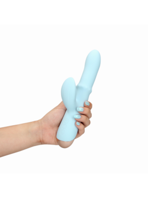 Pulse Wave and Up-and-Down Moving Ring Vibrator - Arctic Blue