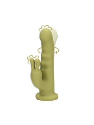 Ultra Soft Silicone Rotating Rabbit Vibrator - Spring Sage