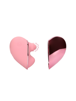 Tapping Heart Vibrator - Pink Arabesque