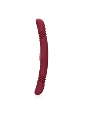 Double-Sided Thrusting Vibrator - Merlot Grape *bulk