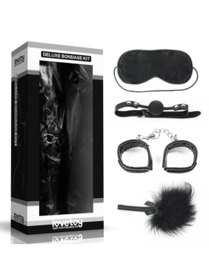 Lovetoy Deluxe Bondage Kit Black IV