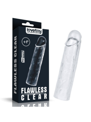 LovetoyFlawless Clear Penis Sleeve Add 1''