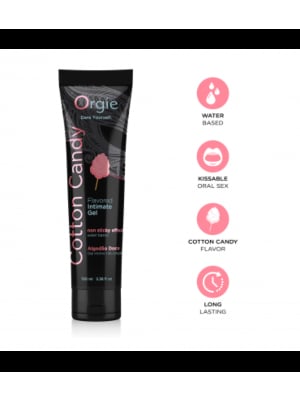 Βρώσιμο Λιπαντικό Νερού Lube Tube Personal Lubricant Cotton Candy 100ml - Orgie