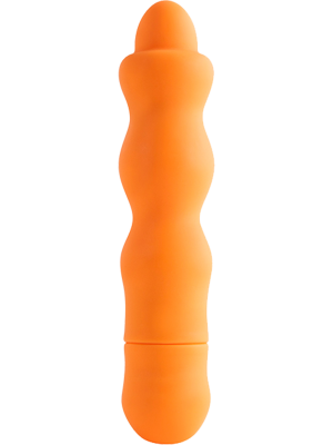 Δονητής Σιλικόνης Frenzy Vibrator με 10 Δυναμικούς Ρυθμούς (Πορτοκαλί) - Dream Toys - Εύκαμπτος