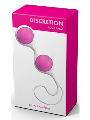 Minx Discretion Love Balls White Pink OS