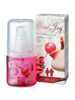 Oral Joy με Γεύση Φράουλα 30ml - Gel για Στοματικό Sex