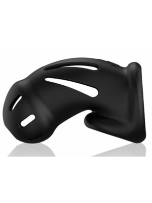 ManCage Model 27 - Ultra Soft Silicone Chastity Cage - Black