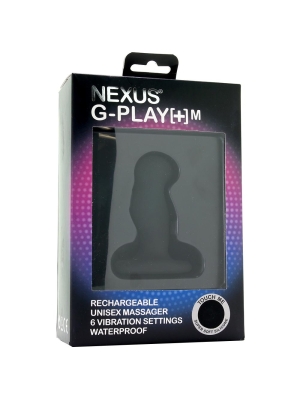 G-Play Δονούμενη Μαύρη Πρωκτική Σφήνα M Nexus