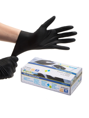 Μαύρα Γάντια για Fisting M (100 pcs)
