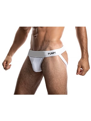 Bikini For Men White Suspender Type L