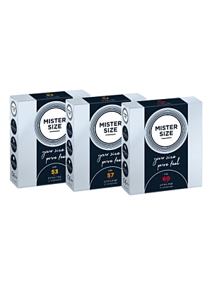 Mister Size Condoms 53,57,60 3 pieces