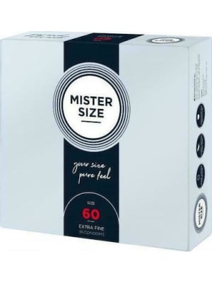 Mister Size - Pure Feel - 60 mm - 3 pack