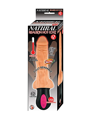 Nasstoys Natural Realskin Hot Cock 2 Flesh 5.5in