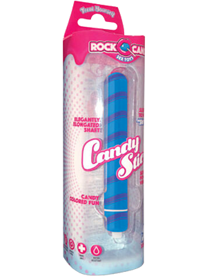 Μπλε Δονητής Candy Stick Rock Candy 14 εκ.