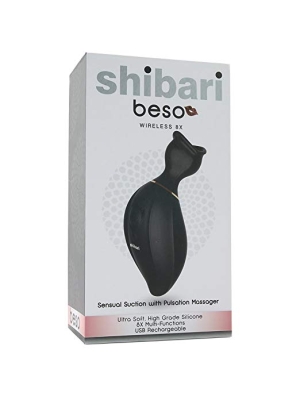 Ασύρματη Συσκευή Μασαζ Shibari Beso 8x - Μαύρο