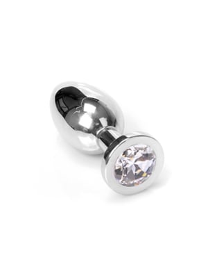 Jewel Buttplug - Small Clear