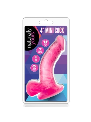 Μικρό Ομοίωμα Πέους Naturally Yours - Mini Cock 10 εκ. Ροζ