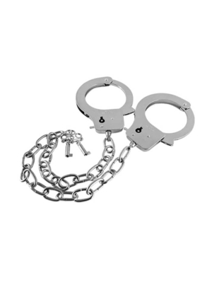 GP METAL HANDCUFFS LONG CHAIN