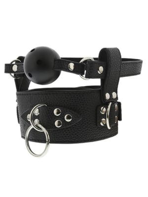 BLAZE BREATHABLE BALL GAG WITH COLLAR