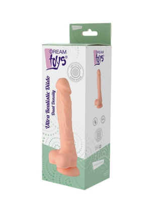 DREAM TOYS DUAL DENSITY SILICONE DILDO