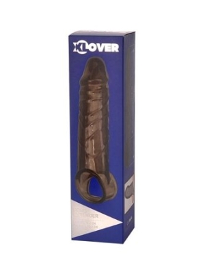 Προέκταση Πέους XLover Penis Sleeve 15.5 cm (Σκούρο Διάφανο) - ToyFa