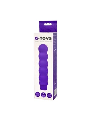 Δονητής Σιλικόνης A-Toys Multi Speed Vibrator (Μωβ)  - ToyFa