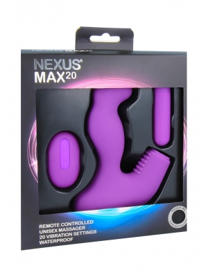 Nexus MAX 20 Remote Control Unisex Anal Massager - Πρωκτικός Δονητής με 20 Λειτουργίες Δόνησης