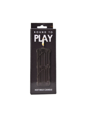Bound to Play Hot Wax Candle Black