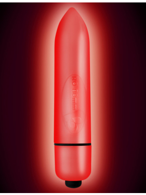 Αδιάβροχος Δονητής Τσέπης Neon Nights Quasar Red RO-80mm Small Vibrator - Rocks Off