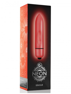 Δονητής Τσέπης Neon Nights Quasar Red RO-80mm Small Vibrator - Rocks Off