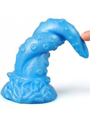 Octopus Dildo 15 cm - Blue Μη Ρεαλιστικό Ομοίωμα Πέους - Monster Cock
