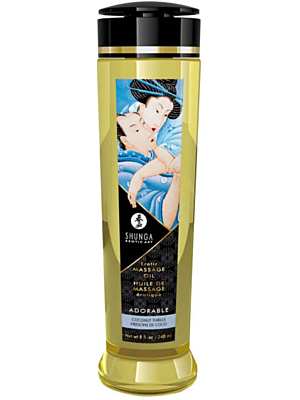 Λάδι για Ερωτικό Μασάζ Shunga Coconut Thrills 240 ml - Massage Oil - Διεγερτικό Gel