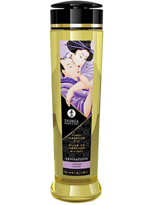 Λάδι για Ερωτικό Μασάζ Shunga Lavender 240 ml - Massage Oil - Διεγερτικό Gel