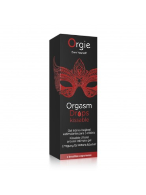 Σταγονες Διέγερσης Orgie Orgasm Drops Kissable 30ml