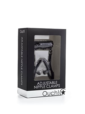 Ouch! Adjustable Nipple Clamps - Black