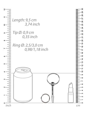 Ouch! Urethral Sounding - Metal Plug Small