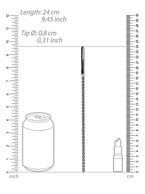 Ouch! Urethral Sounding - Metal Dilator - 8mm