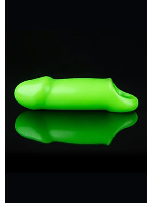 Smooth Thick Stretchy Penis Sleeve - Glow in the Dark