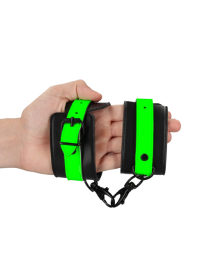 Ouch! Ankle cuffs Neon - Glow in the Dark